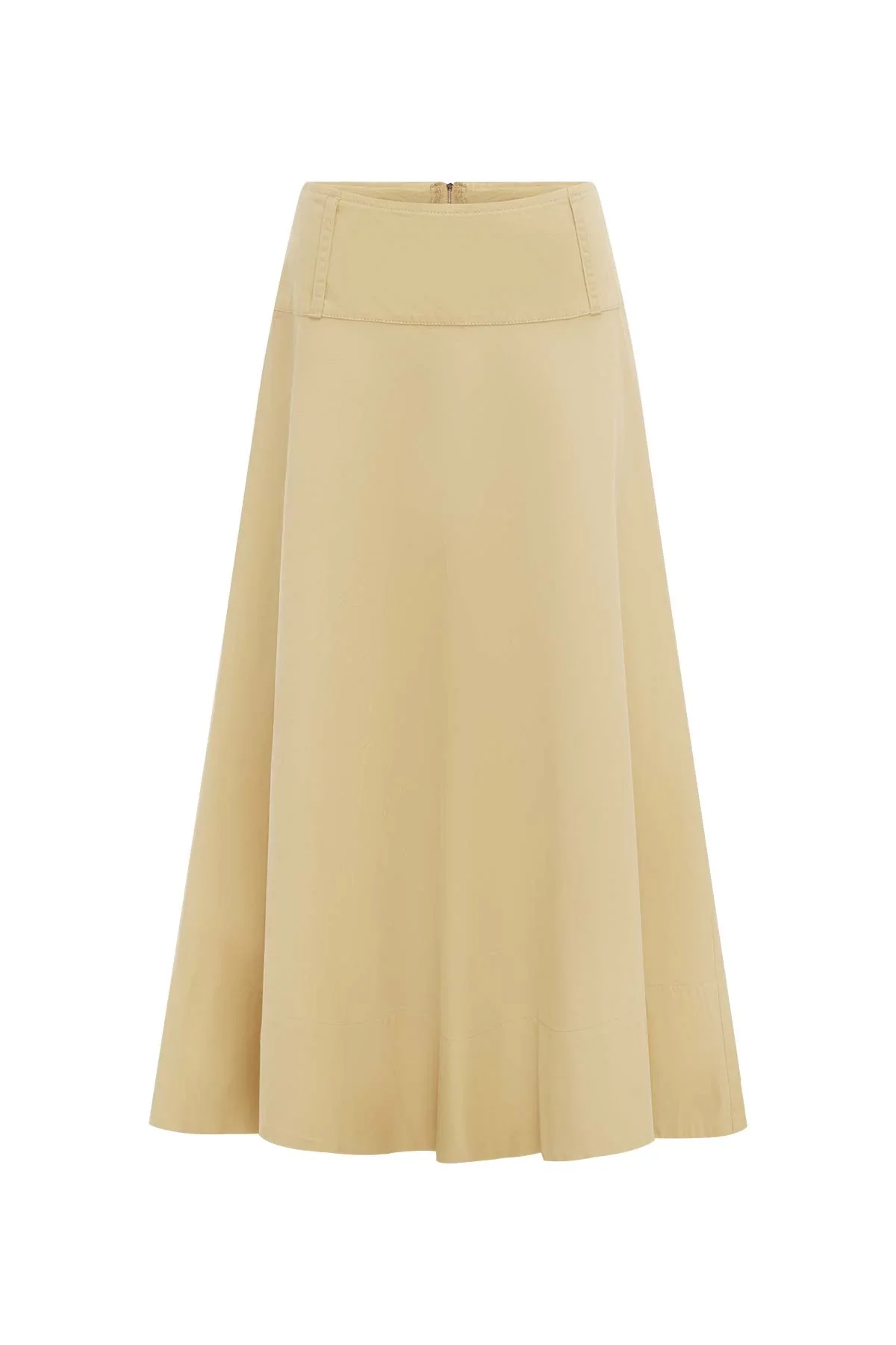 Anouk Midi Skirt - Khaki