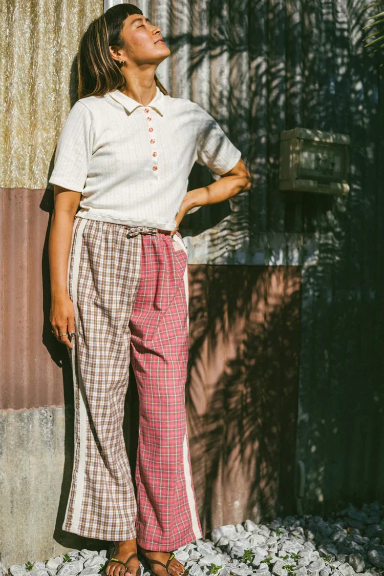 Beach PJ Collar Tee - Pontiel Cream - Image 3