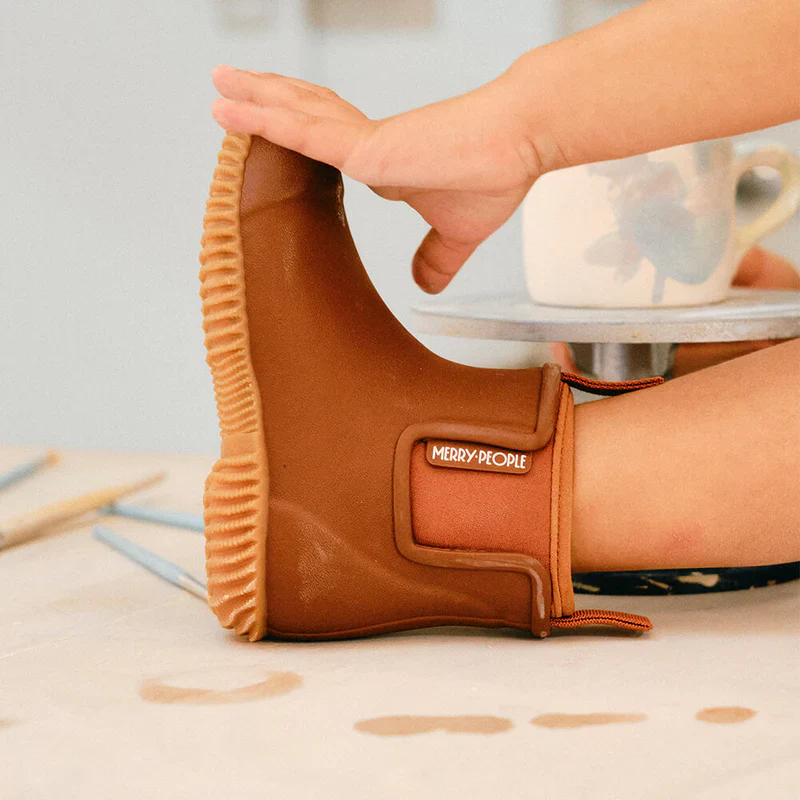 Bobbi Kids Gumboot - Rust - Image 4