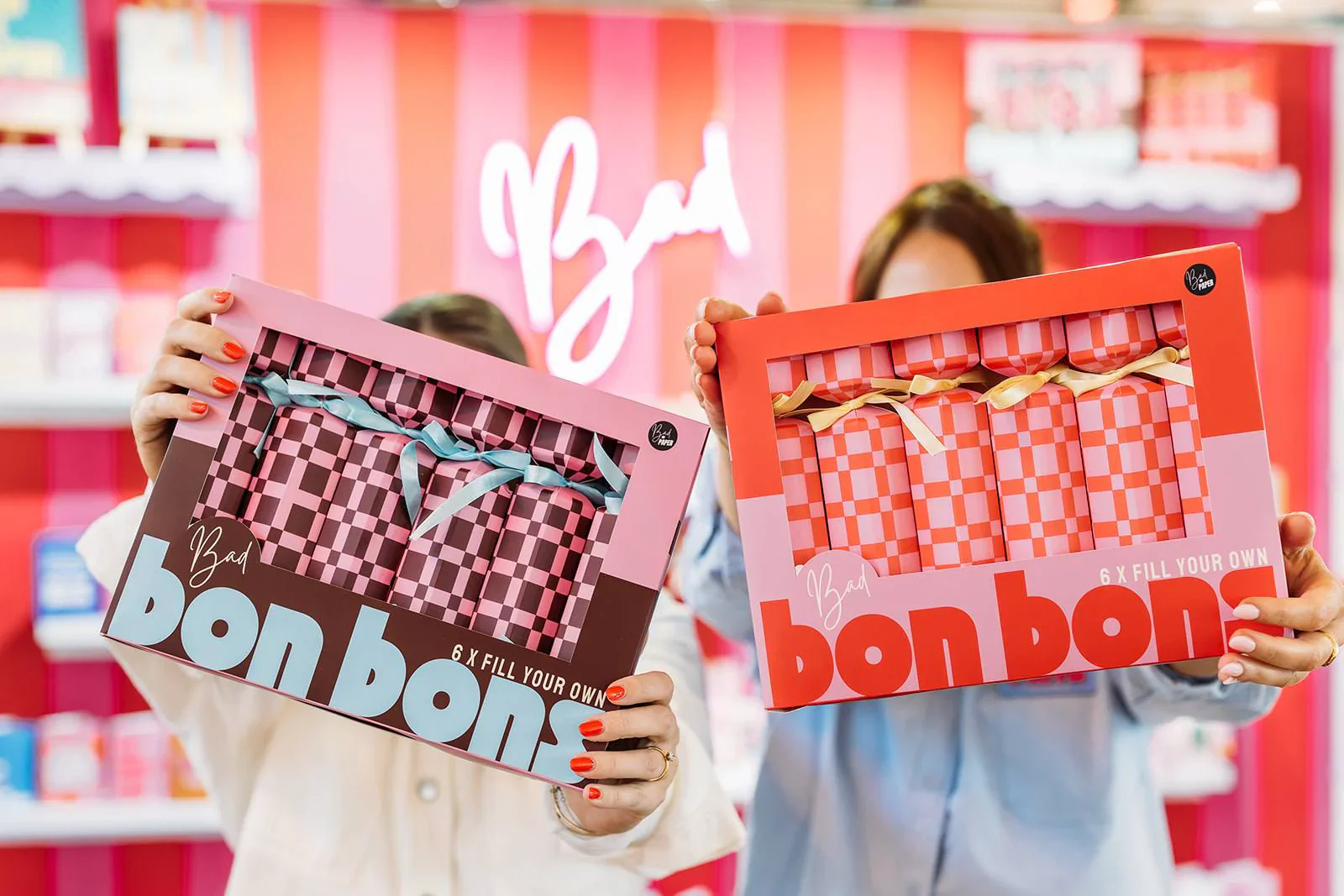 Bon Bons Fill Your Own - Pink & Brown - Image 5