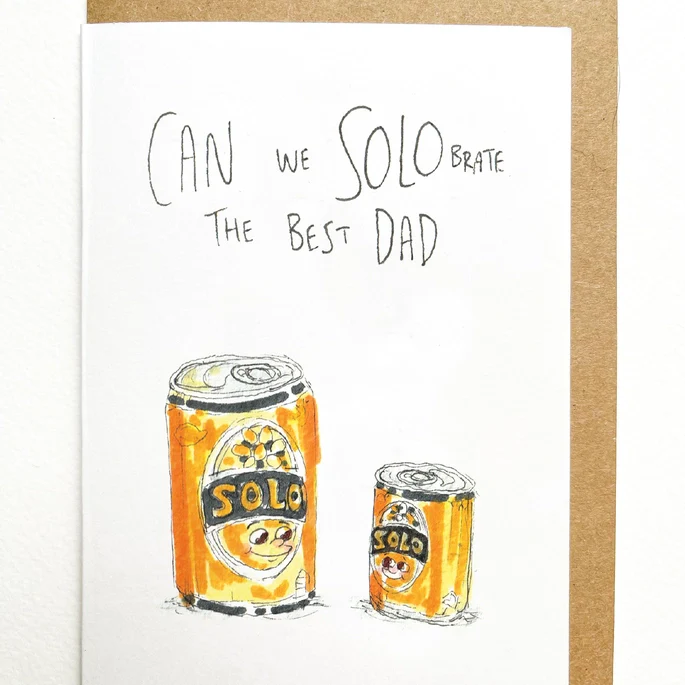 Can We Solobrate The Best Dad Father's Day Card - Image 3