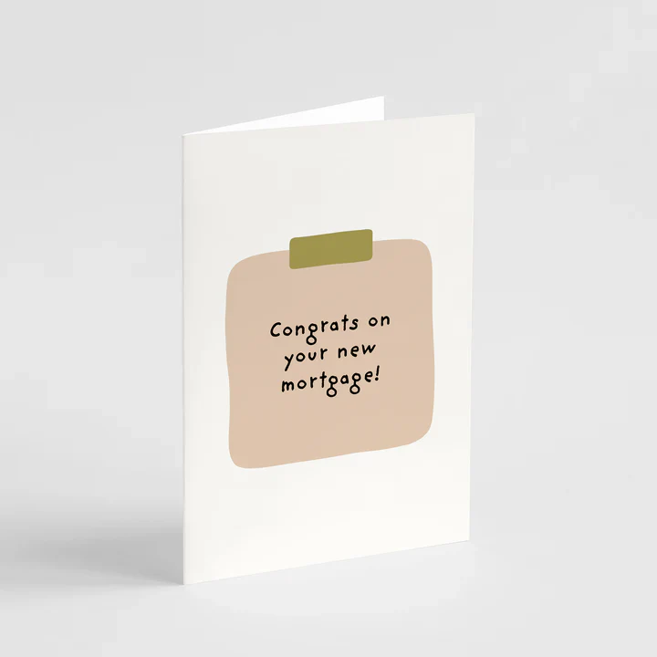 Congrats On Your New Mortgage Card