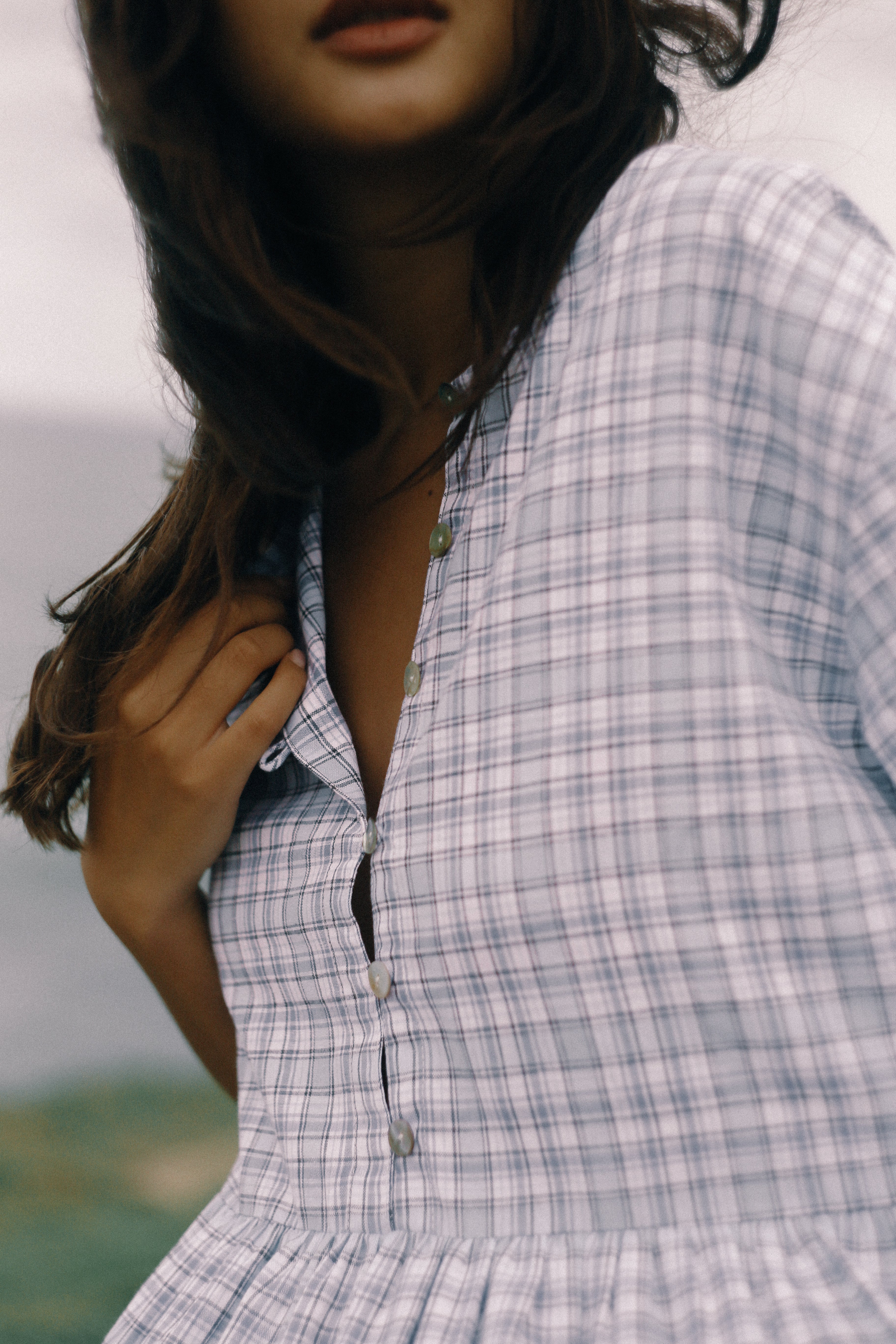 Darcey Midi - Cloud Plaid - Image 3