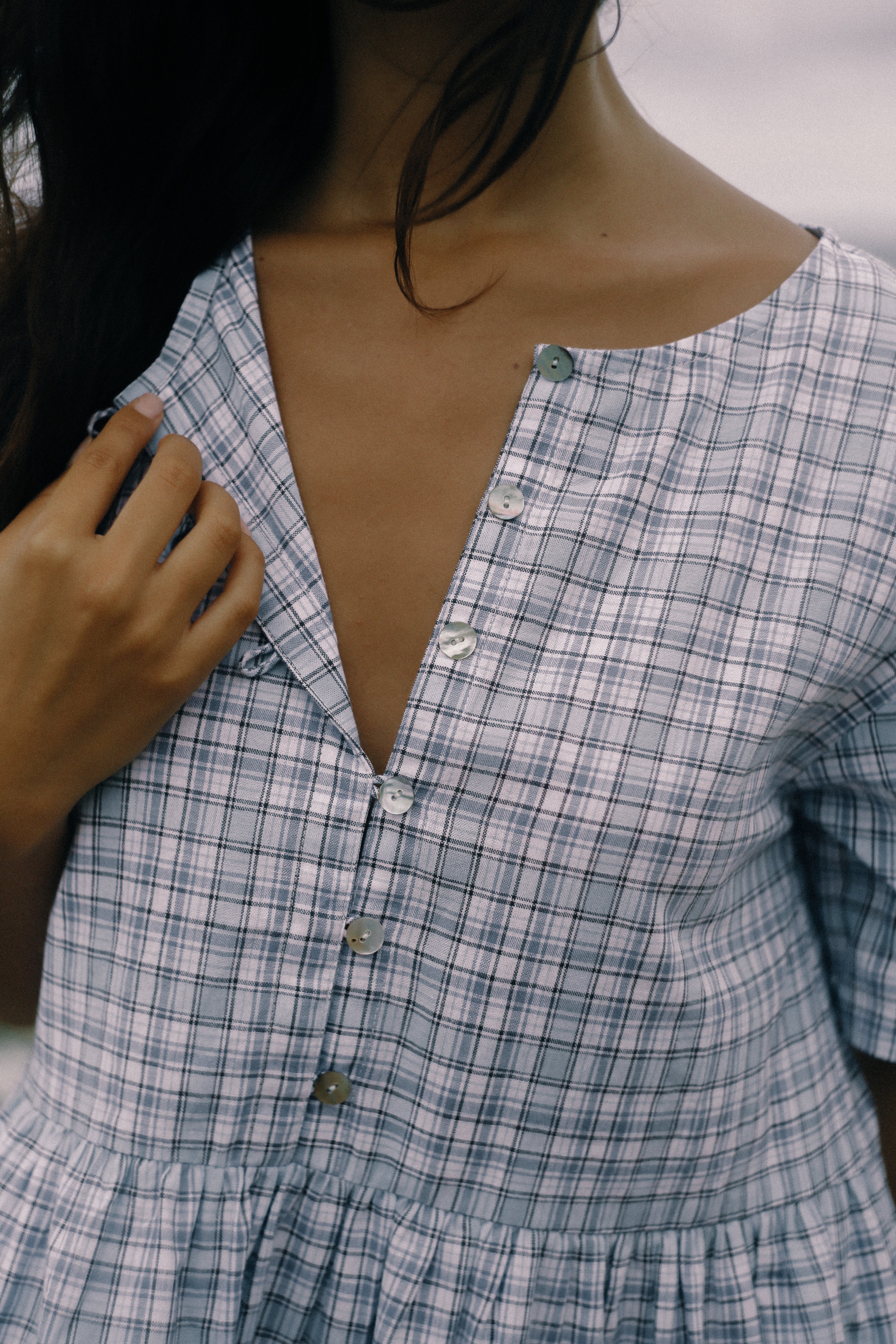 Darcey Midi - Cloud Plaid - Image 4
