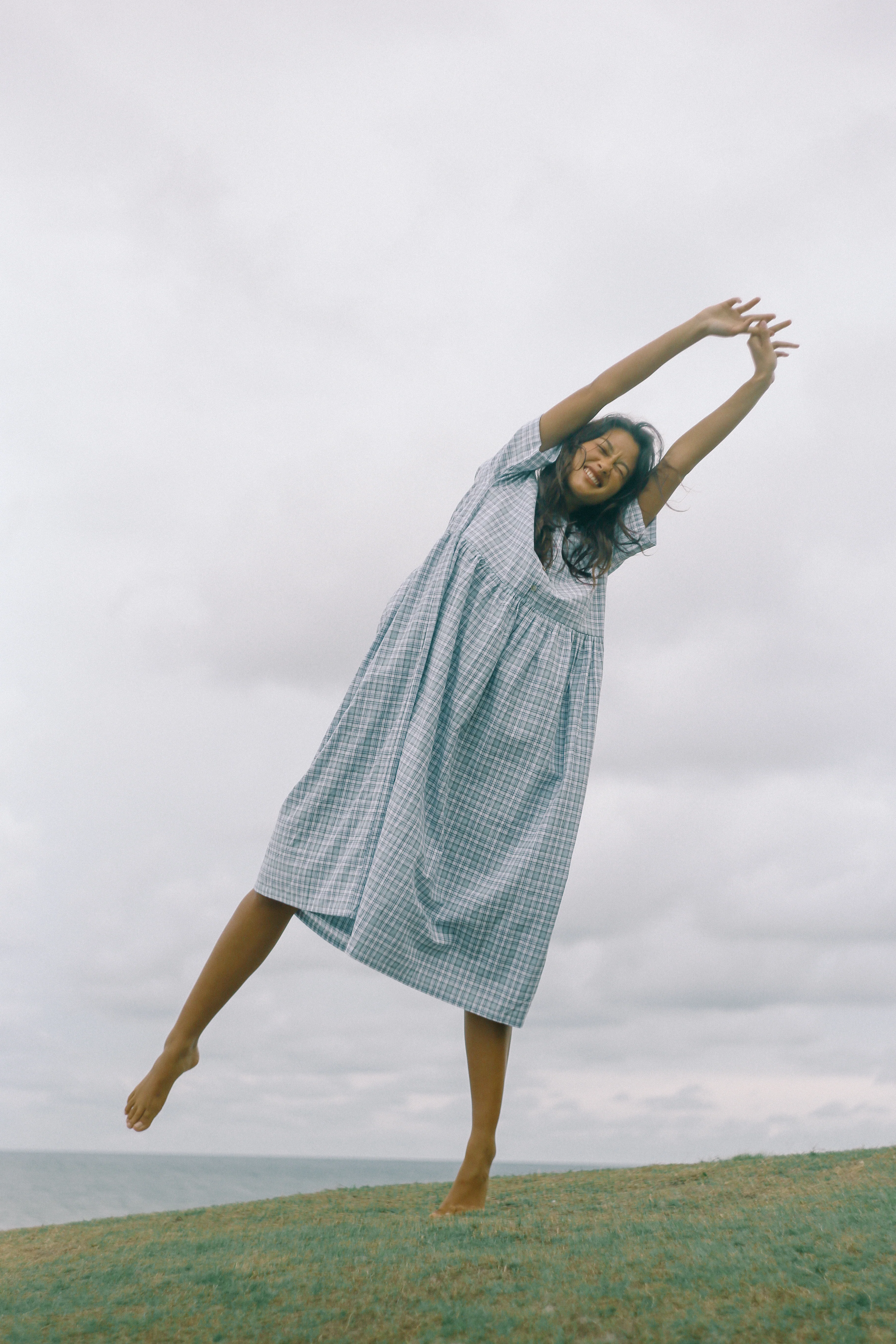 Darcey Midi - Cloud Plaid - Image 7
