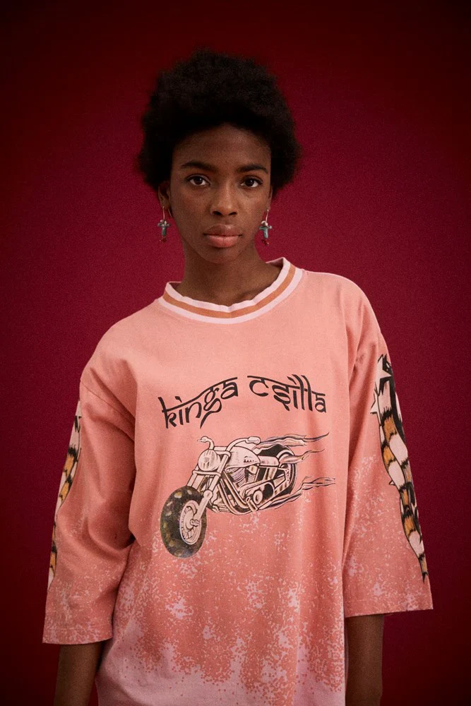 Faded Coral Desert Racer Tee - Image 2