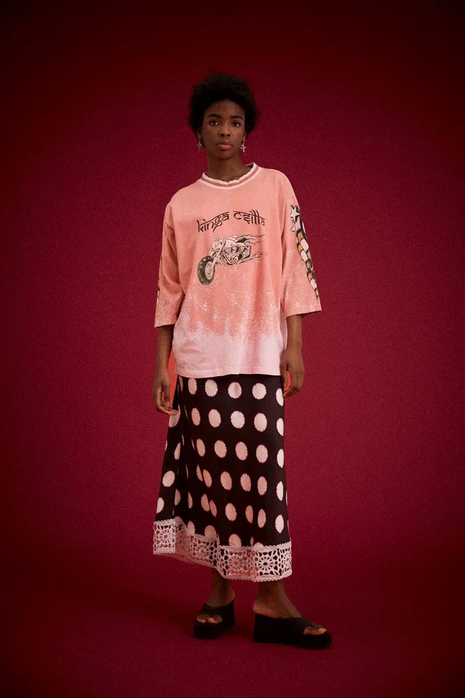 Faded Coral Desert Racer Tee - Image 3