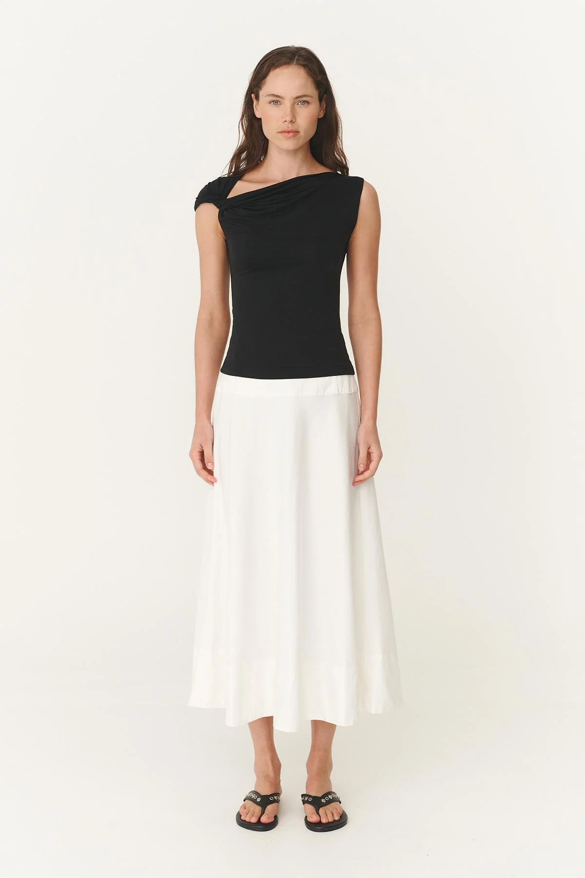 Elara Twist Top - Noir - Image 5
