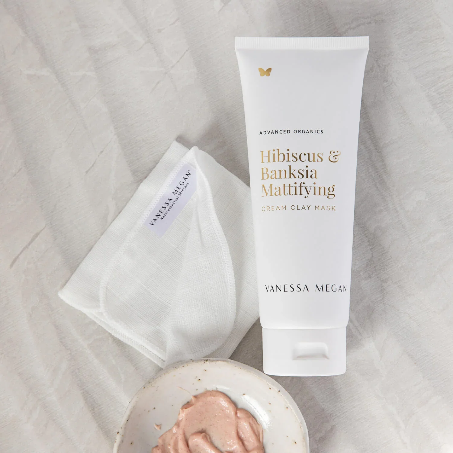Hibiscus & Banksia Mattifying Cream Clay Mask - 180ml - Image 2