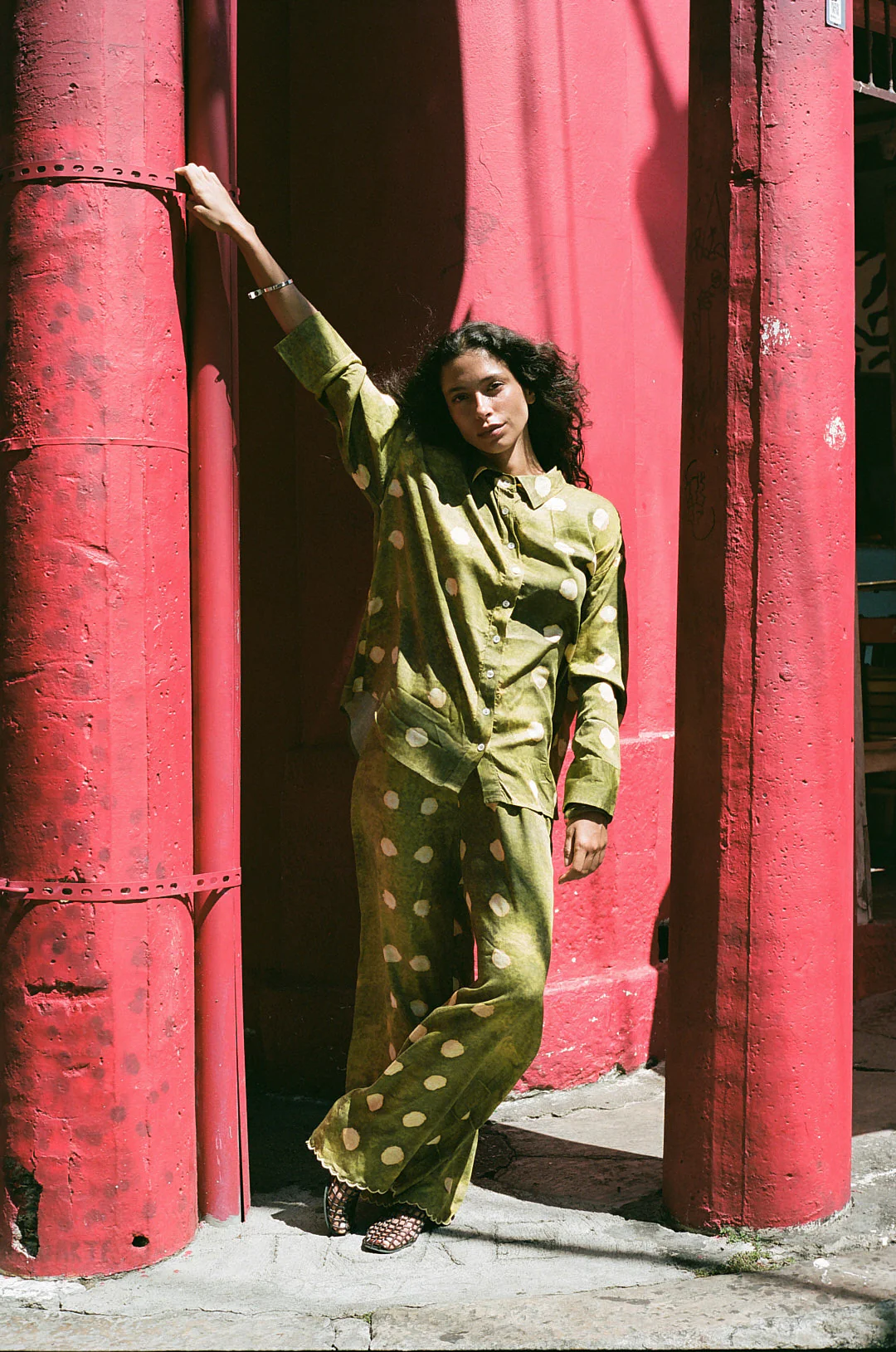 La Olivia Spot Dorato Shirt - Image 3