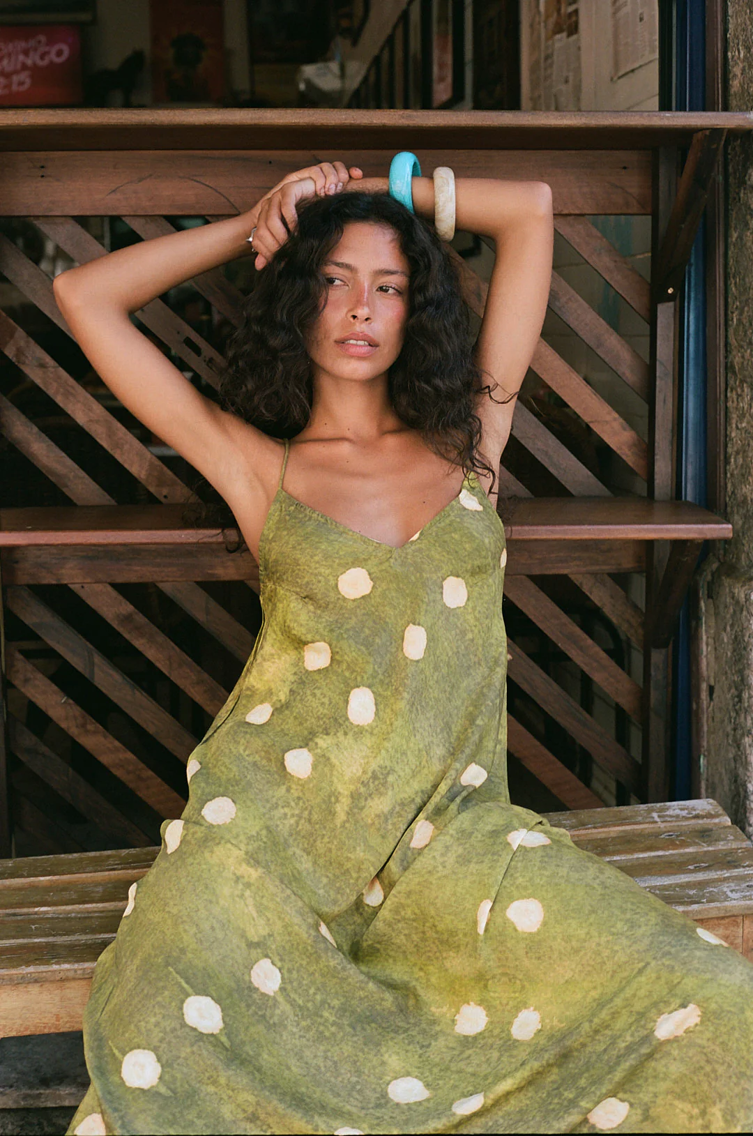 La Olivia Spot Sia Dress - Image 2