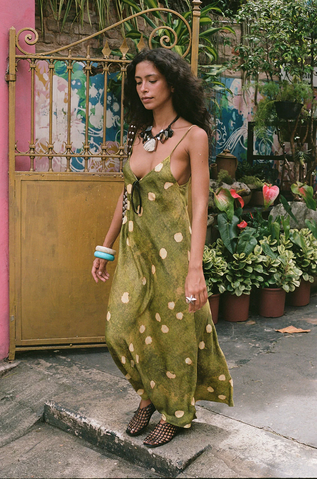 La Olivia Spot Sia Dress - Image 3