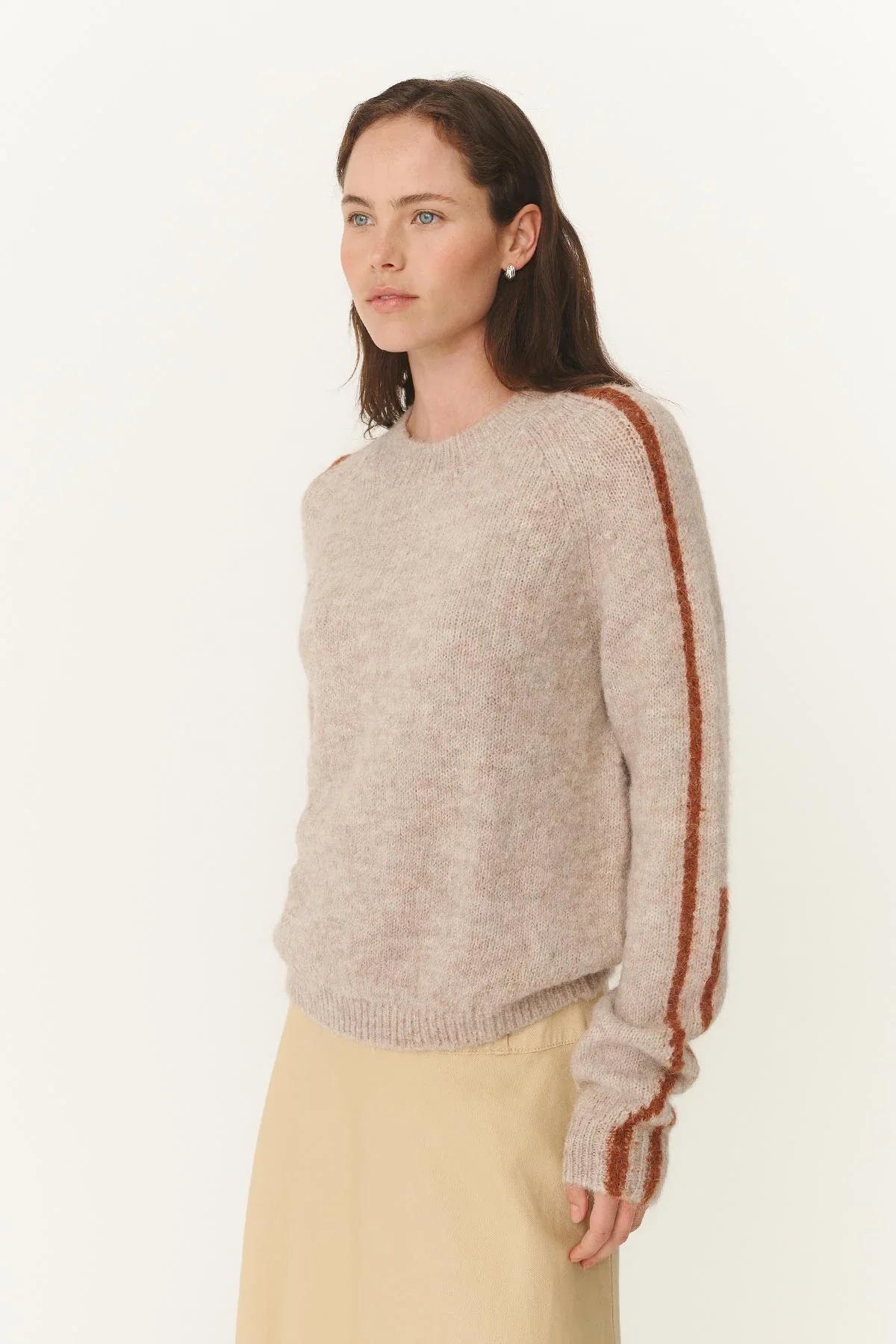 Lana Knit Jumper - Fawn - Image 4