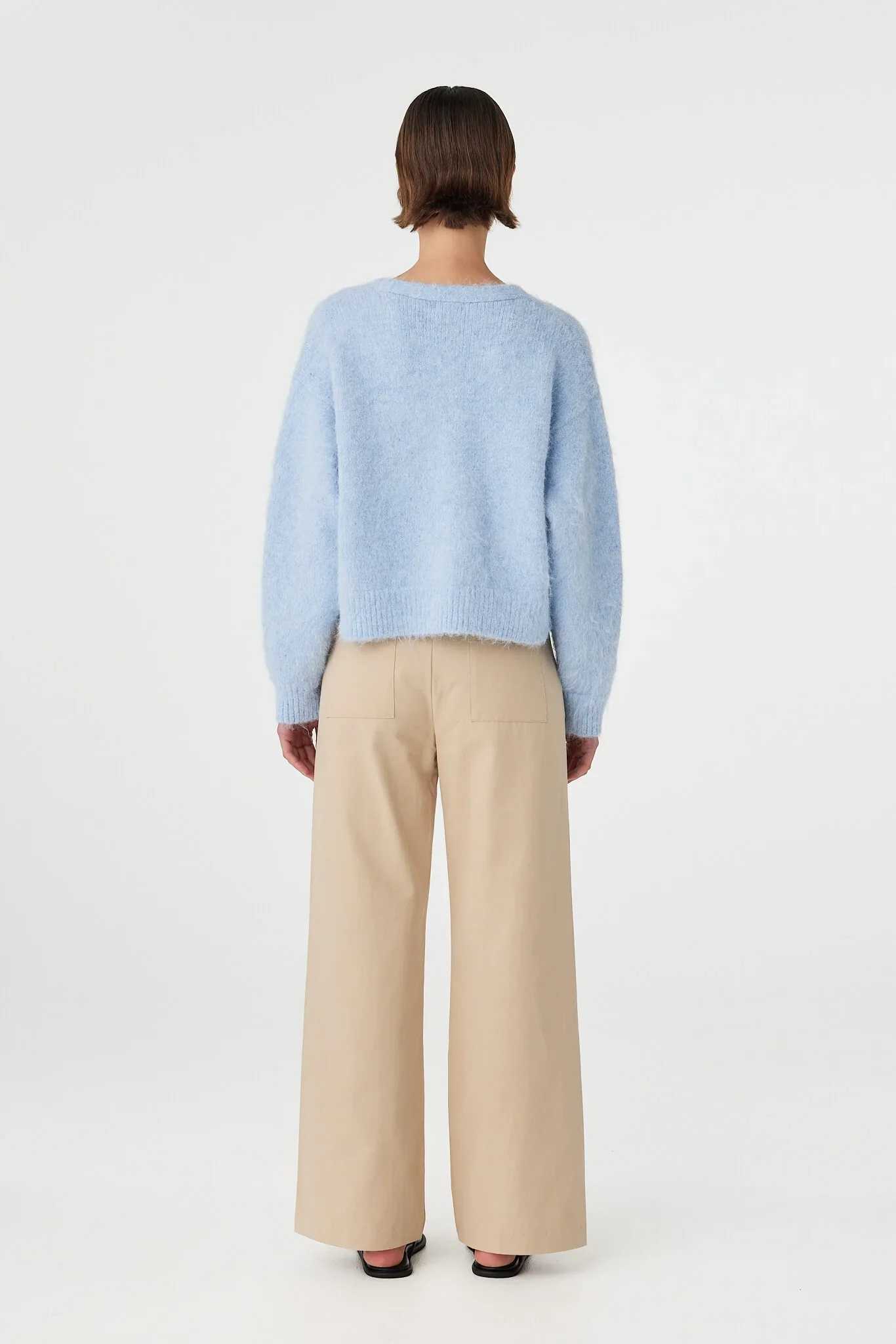 Liora Fluffy Cardigan - Sky - Image 4