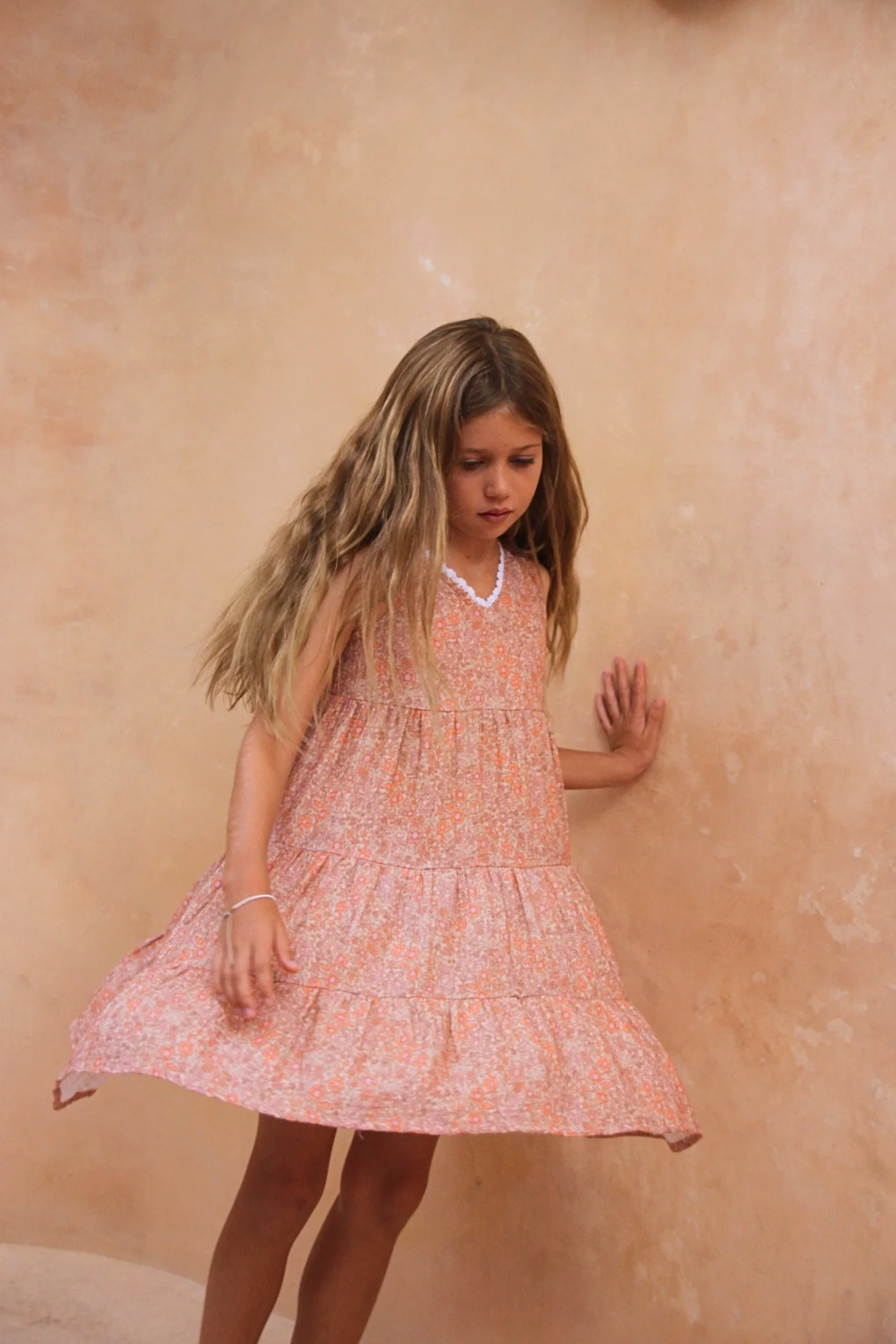 Maya Dress - Apricot - Image 2