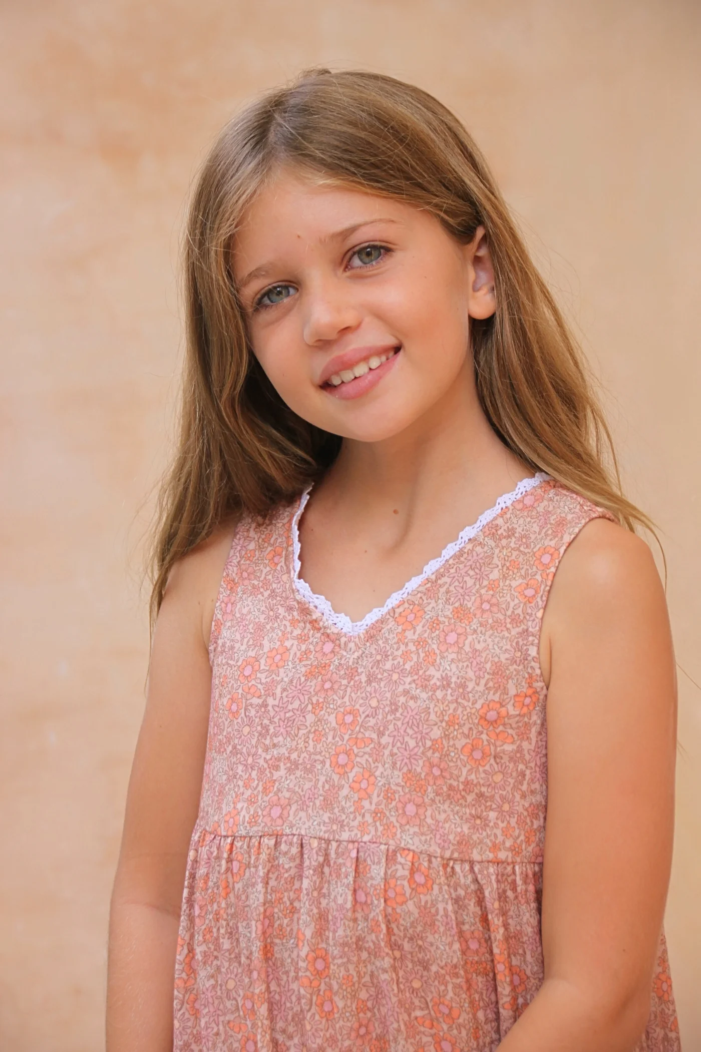 Maya Dress - Apricot - Image 3