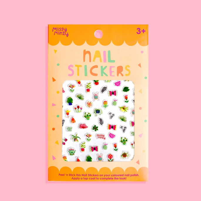 Nail Stickers - Crazy For Plants