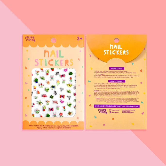 Nail Stickers - Crazy For Plants - Image 2