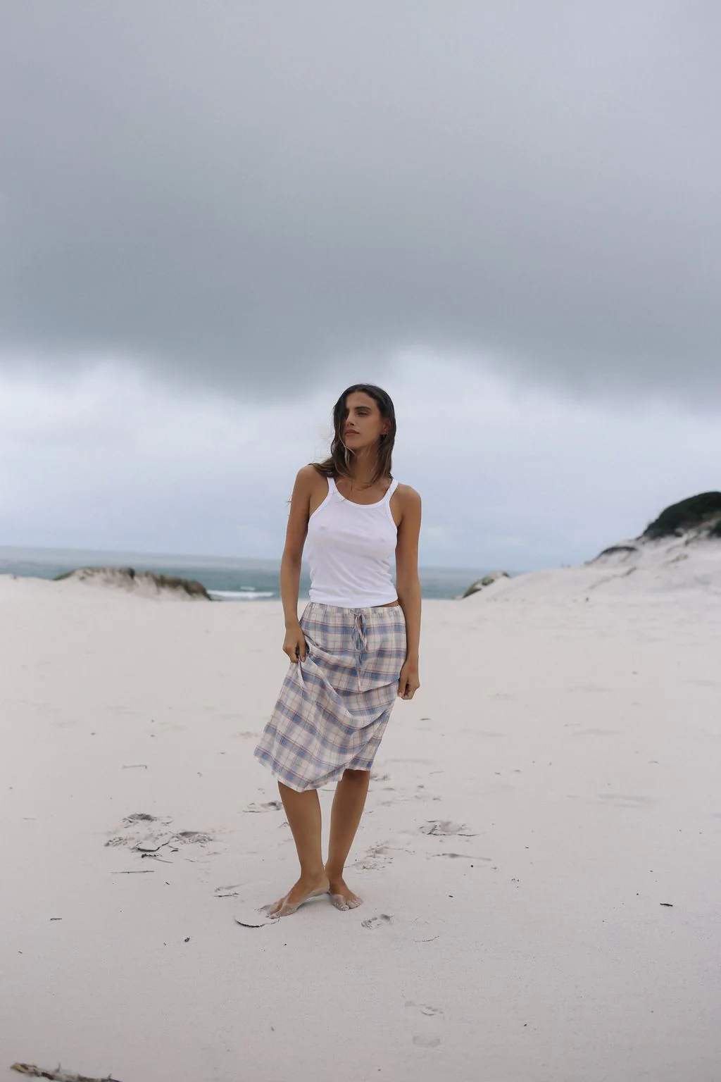 Remi Midi Skirt - Juniper Check - Image 3