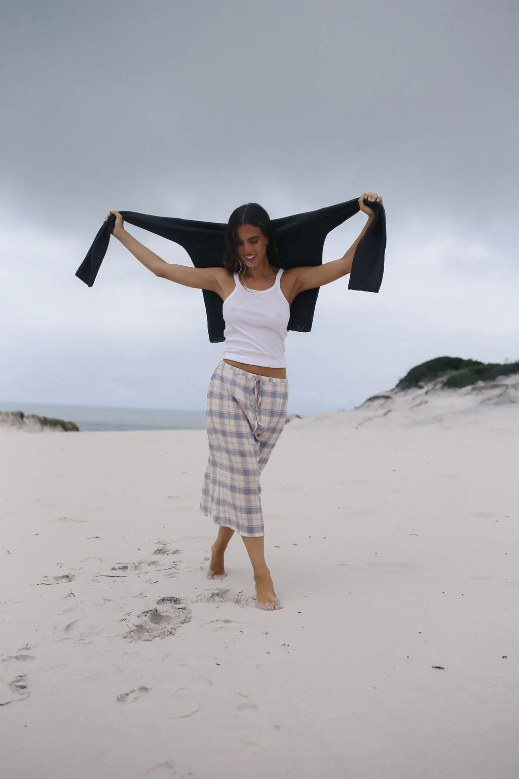Remi Midi Skirt - Juniper Check - Image 5