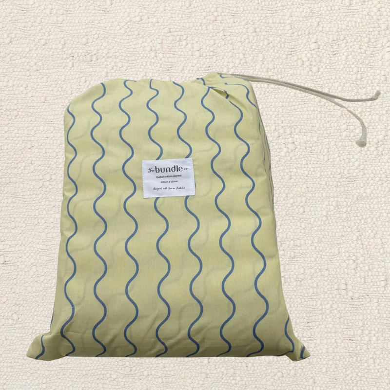 Ripple Reversible Playmat - Quilted Cotton - Image 3
