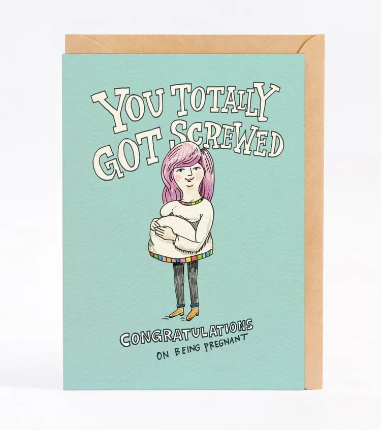 Screwed Baby Card