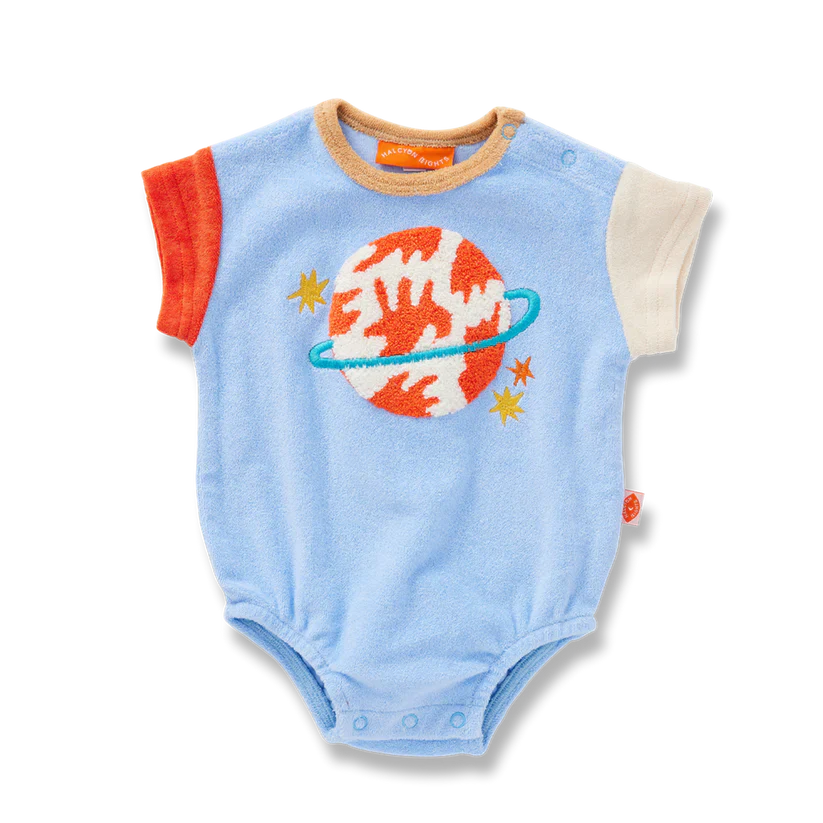 See You In Space Terry Short Sleeve Bodysuit