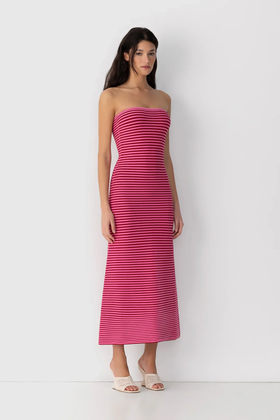 Sunmor Knit Maxi Dress - Candy - Image 3
