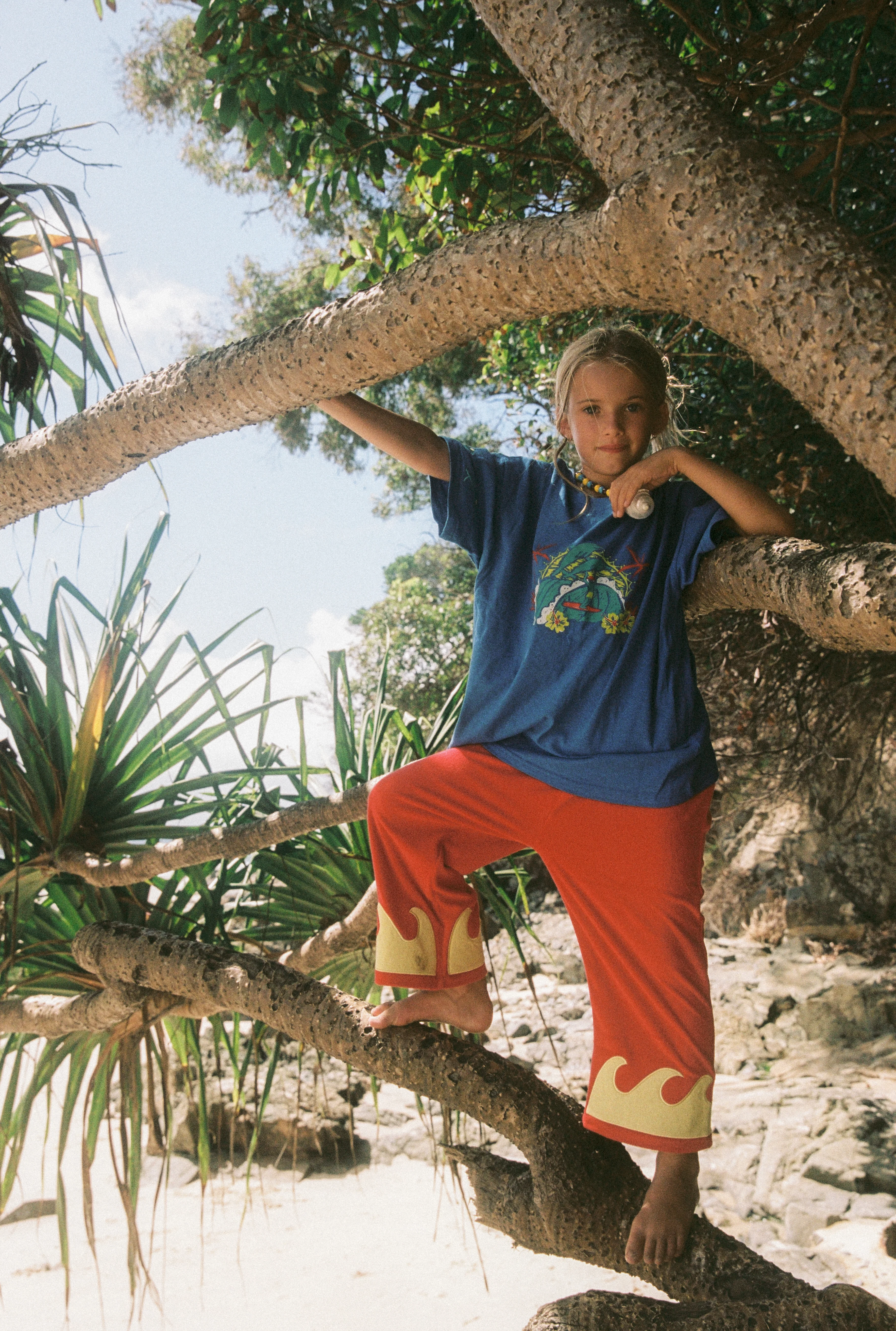 Wave Terry Pants - Chilli Mango - Image 10