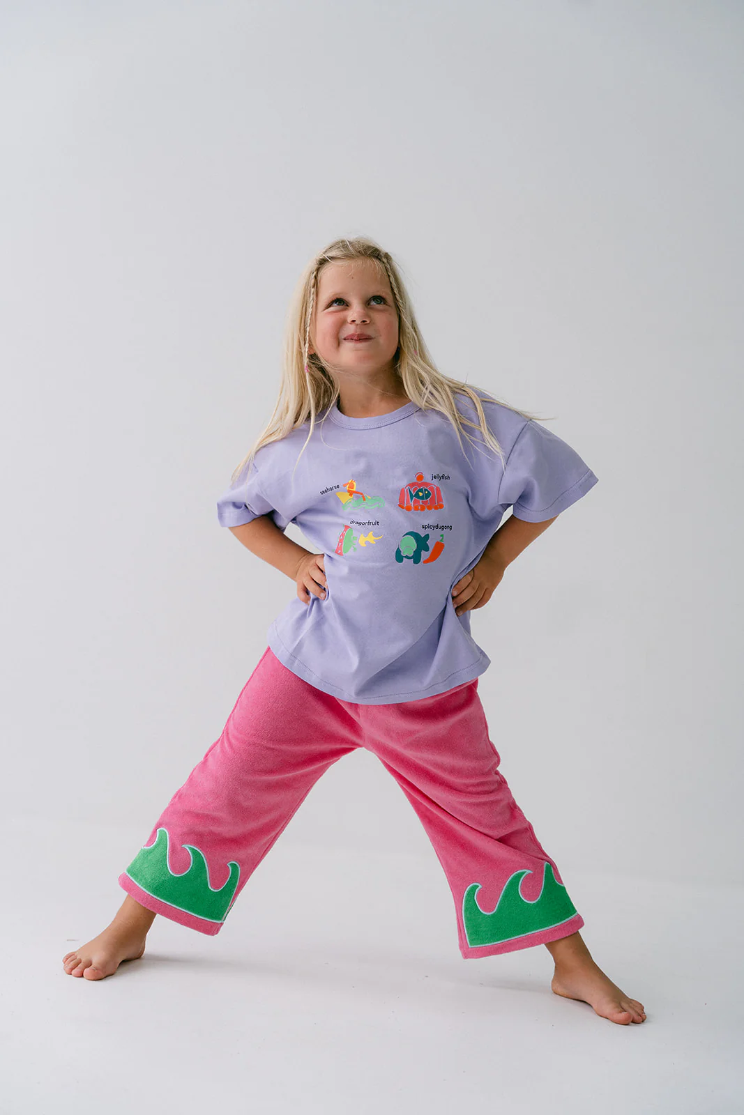 Wave Terry Pants - Guava Reef - Image 2