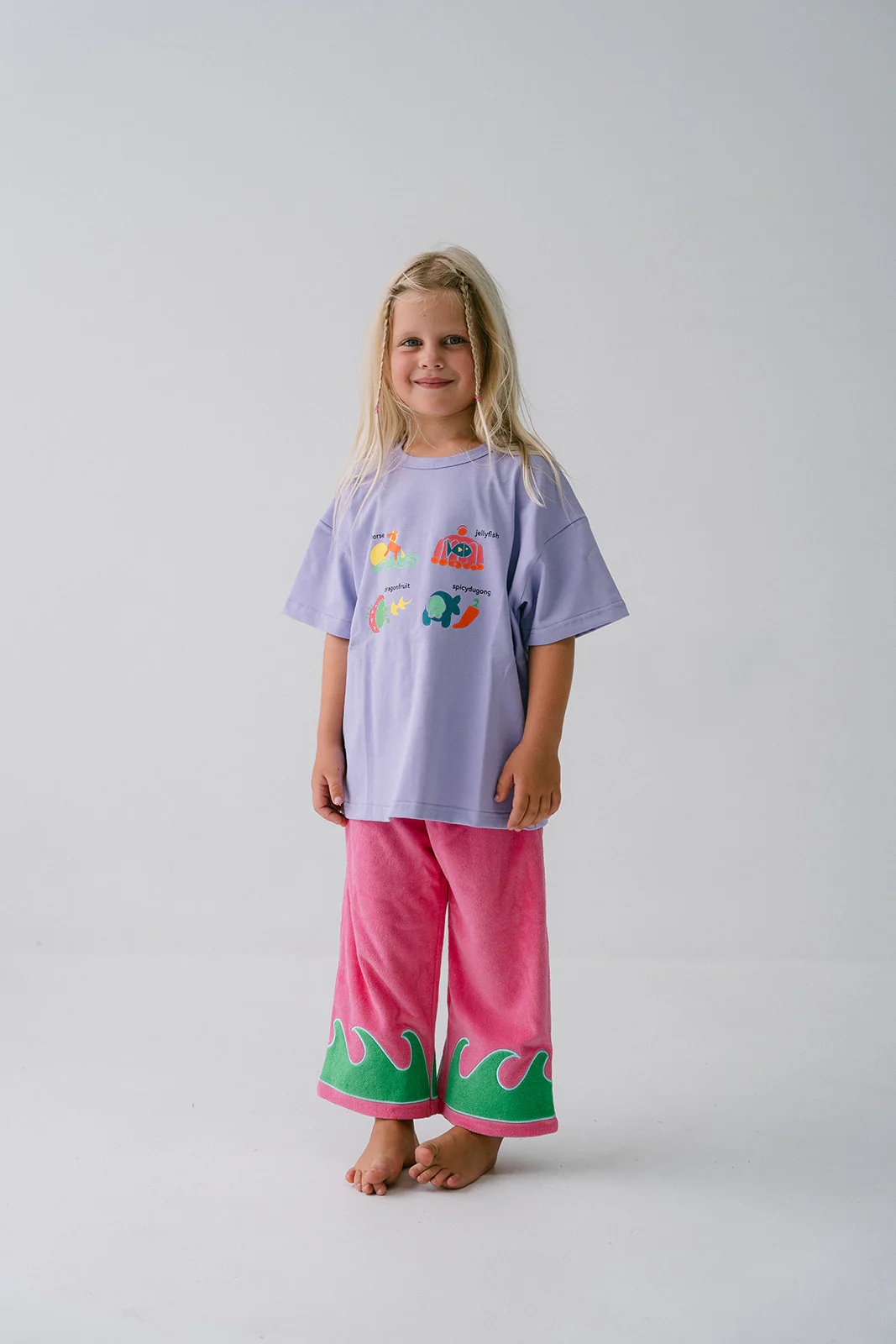 Wave Terry Pants - Guava Reef - Image 5