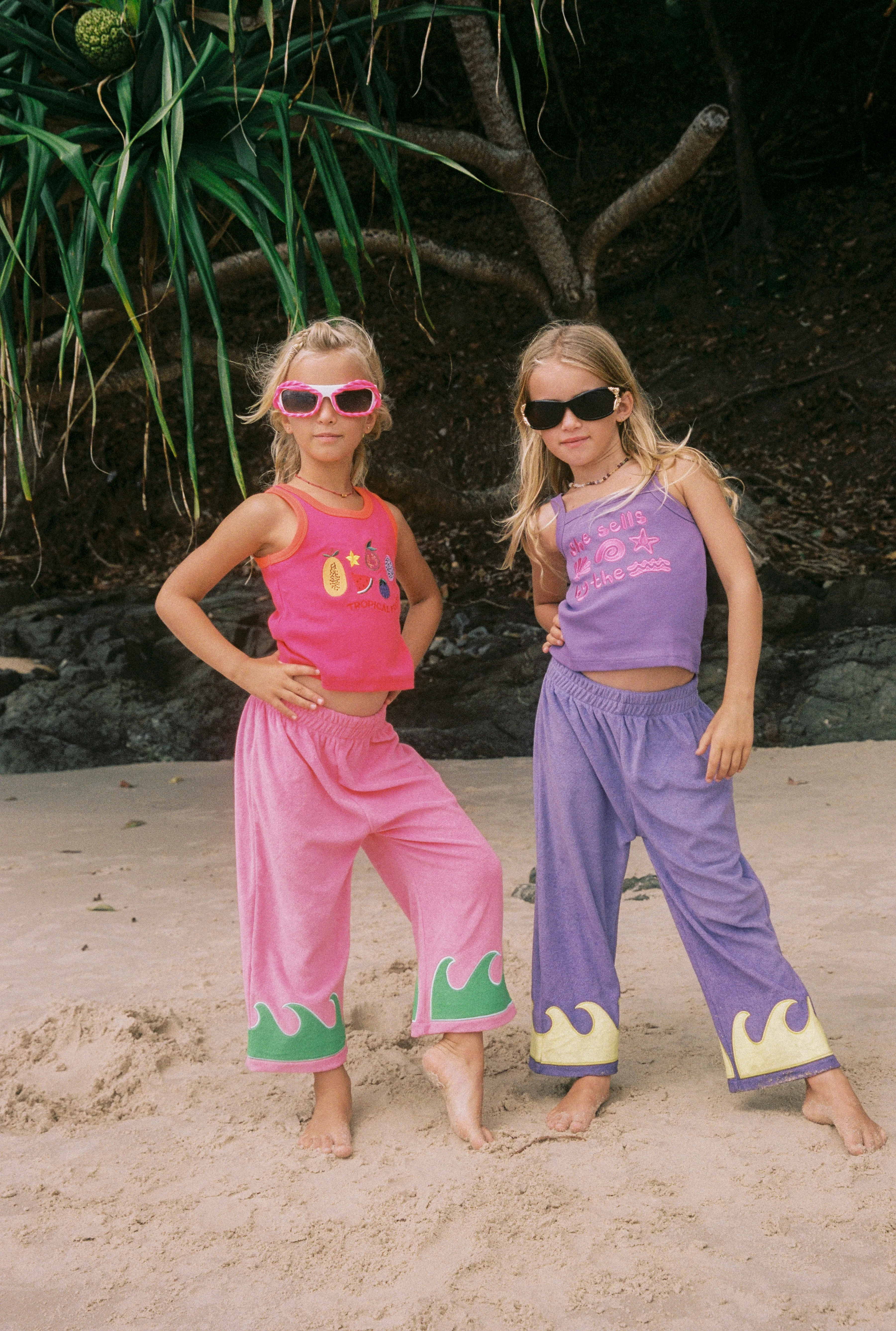 Wave Terry Pants - Guava Reef - Image 9