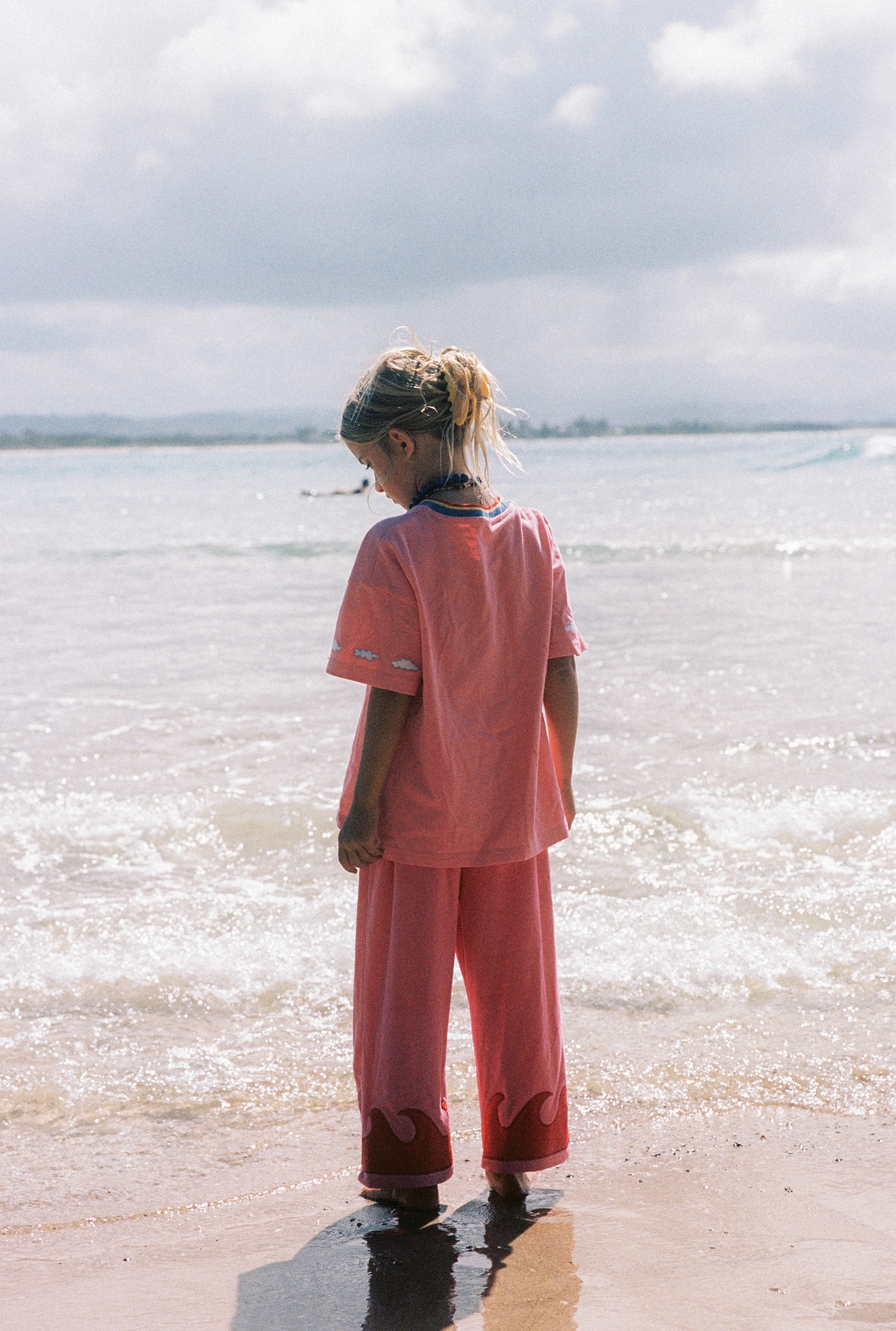 Wave Terry Pants - Coral Crush - Image 5